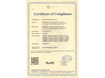 RoHS certificate 1