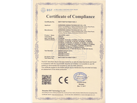 CE certificate 2