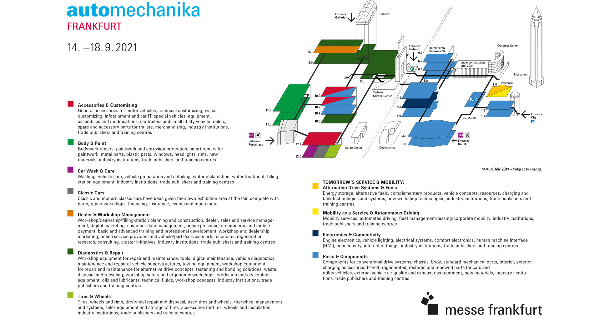 Automechanika Frankfurt 2021 in Germany